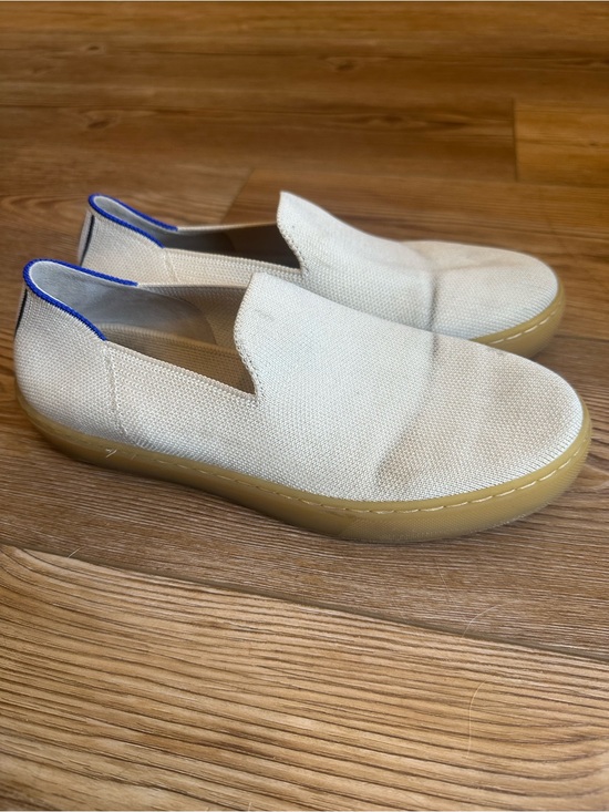 Rothy's Shoes - Rothy’s Women's Slip-On Canvas Sneakers in Off-White with Gum Sole